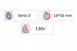 Lipdukų juostelė NIIMBOT D serija, 14×50 mm, FRUIT1