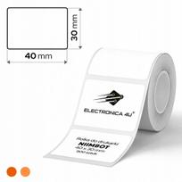 Lipnios termo etiketės Niimbot K2 K3, 40x30 mm, 900 vnt.