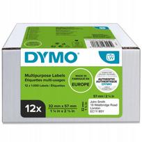 Lipdukai DYMO 11354, balti, 57x32 mm, 12 vnt.