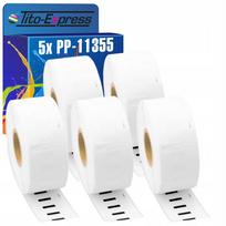 Terminės etiketės DYMO 11355, 19x51 mm, 500 vnt., 5 ritinėliai