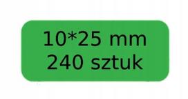 Lipdukų juostelės NIIMBOT, žalios, 10x25 mm, 240 vnt.