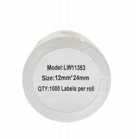 Lipdukai DYMO LW 11353 S0722530, 13 x 25 mm, 1000 vnt. rulone
