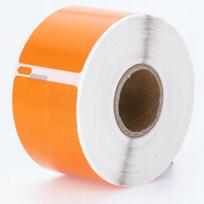 Etiketės DYMO 99012, 36x89 mm, oranžinės, 260 vnt.