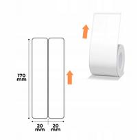 Lipdukai NIIMBOT, balti, 20x170 mm, 2 eilučių, tinka B1, B21/B21 Pro, B3S