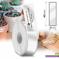 Lipnios etiketės B3 ir Phomemo Q30 D30 12x40 spausdintuvams