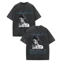 Vintage Madison Beer The Locket Tour  Graphic T Shirts Fashion Pop Music Tshirt Unisex Women Casual Springsummer Streetwear L black