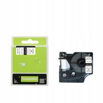 Termoaktyvi DYMO RS3.5W vamzdelio etiketė, 6 mm, 2,5 m, balta su juodu užrašu