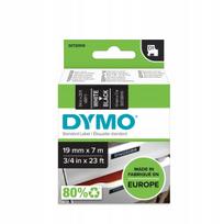 Etiketės juostelė DYMO D1, 19 mm x 7 m, balta su juodu tekstu
