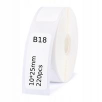 Lipdukų juostelės NIIMBOT B18, 10x25 mm, 220 vnt.