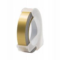 Lipni juostelė etikečių spaustuvams Dymo Omega ir Motex, 9 mm, auksinė, 3 m