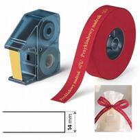 Spalvota juostelė NIIMBOT B18 N1, bordo spalvos, su aukso spalvos 14 mm termo juostele