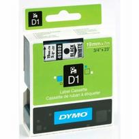 Lipni juostelė DYMO 45803 S0720830, 19 mm x 7 m, juoda ant balto