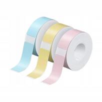 Termo etiketės Nelko P21/P31, 12x40 mm, spalvotos, 3 ritinėliai, 540 vnt.
