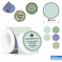Lipnios etiketės Phomemo M110/M120/M200/M220/M221, 50x50 mm