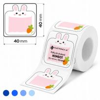 Lipdukai Niimbot B1/B21/B3S/B31, 40x40 mm, „Bunny Veil“