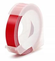 Lipni 9 mm raudona 3D juostelė Dymo Omega, Motex, 3 m