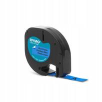 Plastikinė lipni juostelė Dymo Letratag, mėlyna, 12 mm x 4 m