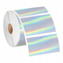 Sidabrinės etiketės 60x40 mm Phomemo M200, M220, M221, M260 spausdintuvams