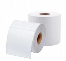 Termo etiketės 100x150 mm, baltos, 500 vnt., perforuotos, stiprūs klijai