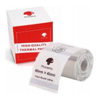 Apvalios skaidrios etiketės 40 mm, Phomemo M110/M200/M220