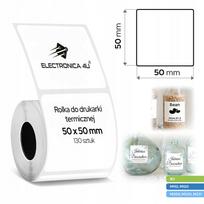 Lipnios etiketės B3, Phomemo M110/M200/M220/M221, 50x50 mm
