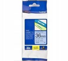 Lipni juostelė Brother TZE561, 36 mm, juodas tekstas mėlyname fone, 8 m