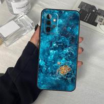 Vandenyno jūrų vėžlio dėklas, skirtas Samsung Galaxy A56 A36 A16 A33 A13 A23 A52 A32 A12 A54 A34 A14 A53 A15 A35 A55 A17 For Samsung A34 5G blue
