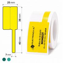 Lipnios termo pernešimo etiketės kabeliams Niimbot M2 M3, 25x38+40
