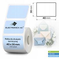 Lipnios etiketės B3, Phomemo M110, M200, M220, M221, 40x30