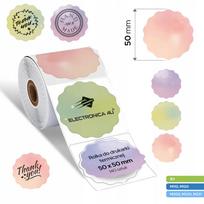 Lipnios etiketės B3, Phomemo M110/M200/M220/M221, 50x50 mm