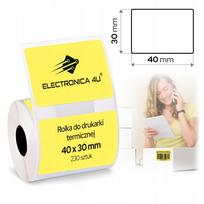 Lipnios etiketės B3, Phomemo M110, M200, M220, M221, 40x30