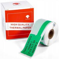 Lipdukai Phomemo M110/M120/M200/M220/M221 spausdintuvams, 25x38 mm, 40 vnt., kabeliams