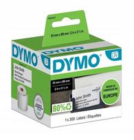 Lipdukų etiketės Dymo LabelWriter, 89 x 51 mm, 300 vnt., S0929100