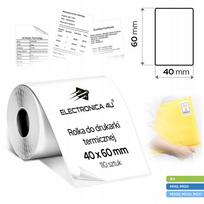 Lipdukų etiketės B3, Phomemo M110/M200/M220/M221 spausdintuvams, 40x60 mm