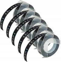 Lipnios juostos Dymo Omega, juodos, 9 mm, 3 m, 5 vnt.