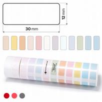 Termo lipnios etiketės Niimbot D11 D110 D101 H1S, 12x30 mm, 12 ritinėlių