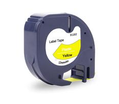 Juosta Dymo Letra Tag, geltona, 12 mm, 59423, S0721570