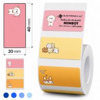 Lipdukų etiketės Niimbot B1/B4/B21/B3S/B31/B2 Pro, 40x20, augintiniams