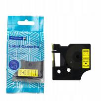 Lipni juostelė Dymo D1 45018, geltona su juodu užrašu, 12 mm, LabelManager spausdintuvams