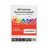 Kopijavimo popierius A4 EMERSON FLUOR MIX, 100 lapų