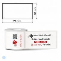 Lipnios termo etiketės spausdintuvui Niimbot B21_Pro, 38x70 mm