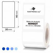 Lipnios termoetiketės Niimbot B1/B2/B4/B21/B3S, 40x20