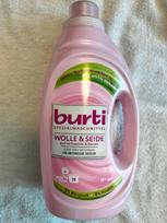 Skalbimo gelis Burti Wolle&Seide, vilnai ir šilkui, 1,45 l, 29 skalbimams, Vokietija