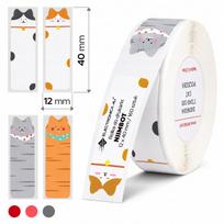 Lipnios terminės etiketės Niimbot D11, D110, D101, H1S, 12x40