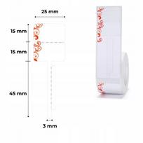 Etiketės papuošalams NIIMBOT, 25x75 mm, 100 vnt., tinka B1, B2, B3S, B31, B4