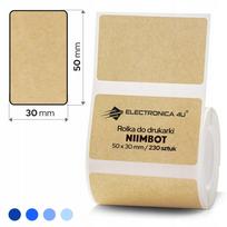 Lipnios termopopieriaus etiketės Niimbot B1/B21/B3S/B31, 50x30