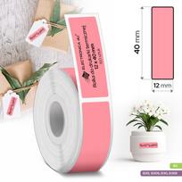 Lipnios etiketės Phomemo B3, Q30, D30 spausdintuvams, 12x40