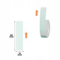 Lipdukai NIIMBOT, 14x60 mm, 110 vnt., tinka D110/D110_M, D11/D11