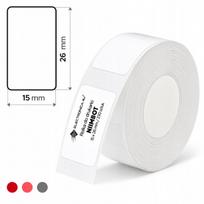 Baltos lipnios terminės etiketės Niimbot D11/D110/D101/H1S, 15x26
