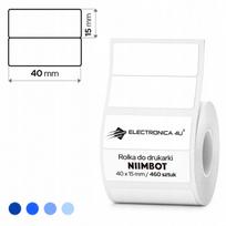 Lipnios baltos etiketės Niimbot B1/B4/B21/B3S, 40x15 mm, terminės